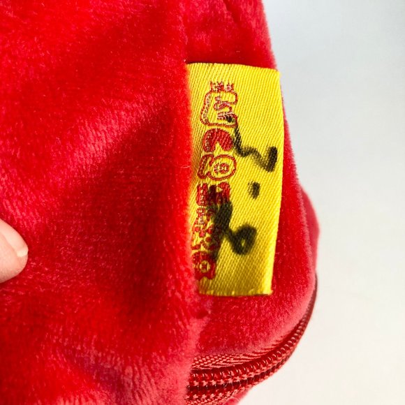 RARE European Pig Plush Stuffed Animal Norwegian Rainbow LGBT Vintage Zipper - Picture 11 of 12